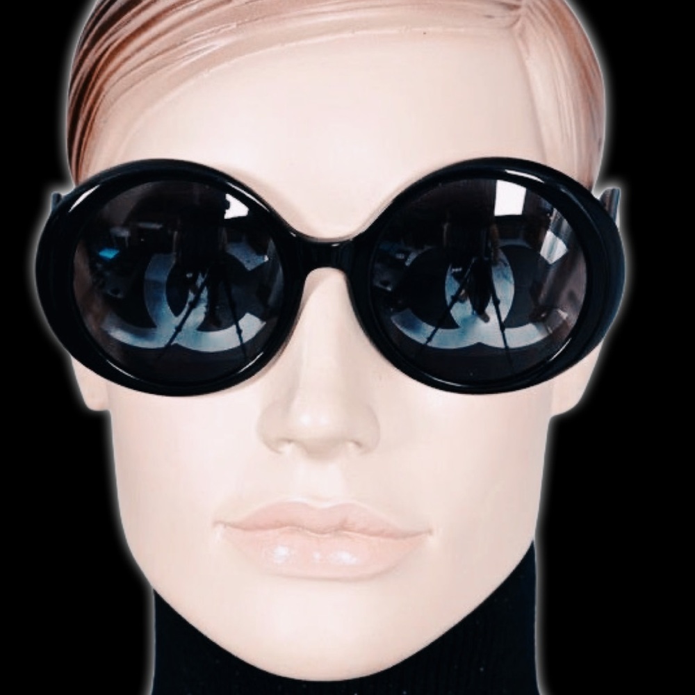 CHANEL 1993 Runway CC Logo round lens sunnies - Picture 7 of 17